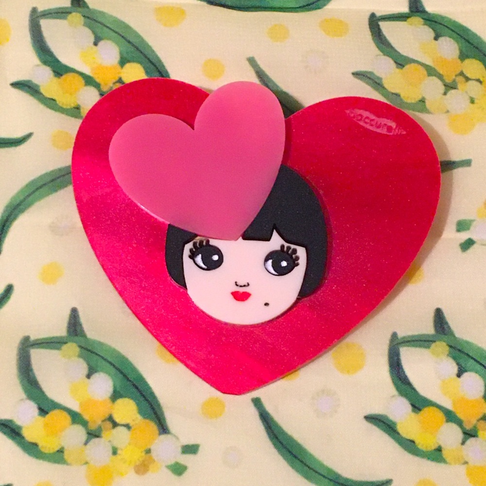 Bacurelli Heart Brooch